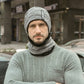 Ensemble de col de chapeau, plus chapeau en tricot de velours
