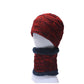 Ensemble de col de chapeau, plus chapeau en tricot de velours