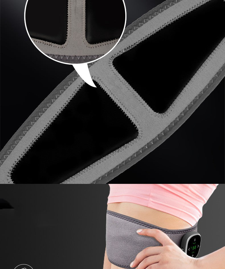 Ceinture de massage sans fil avec coussin chauffant  pour massages à impulsions.
