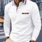 Sweat-shirt à manches longues pour hommes avec poche boutonnée d'automne