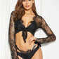 Lace sexy lingerie beach blouse