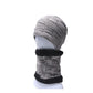 Ensemble de col de chapeau, plus chapeau en tricot de velours