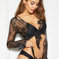 Lace sexy lingerie beach blouse