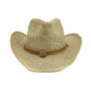Chapeau de paille de cowboy occidental
