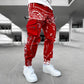 Pantalon imprimé pour hommes, Bloomers amples