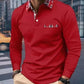 Sweat-shirt à manches longues pour hommes avec poche boutonnée d'automne