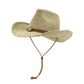 Chapeau de paille de cowboy occidental