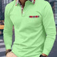 Sweat-shirt à manches longues pour hommes avec poche boutonnée d'automne