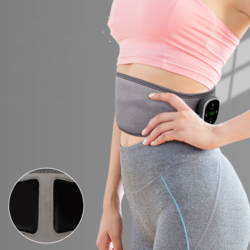 Ceinture de massage sans fil avec coussin chauffant  pour massages à impulsions.
