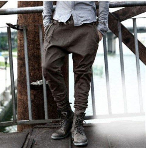 Leggings pantalons décontractés amples à lacets
