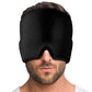 Masque pour les yeux contre la migraine, compresse glacée, soulagement des maux de tête, thérapie par le froid