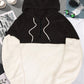 Sweat à capuche mi-fermeture à glissière pour homme