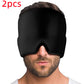 Masque pour les yeux contre la migraine, compresse glacée, soulagement des maux de tête, thérapie par le froid