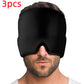Masque pour les yeux contre la migraine, compresse glacée, soulagement des maux de tête, thérapie par le froid