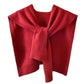 Châle tricoté en fil de corde pour femmes, couleur unie