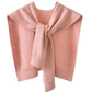 Châle tricoté en fil de corde pour femmes, couleur unie