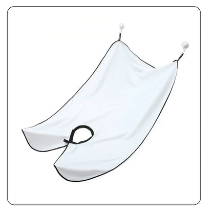 Tablier de rasage de barbe et de cheveux.