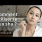 Masseur de visage "Jade naturel GuaSha".